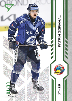 Patrik Zdrahal Vitkovice Tipsport ELH 2024/25 SportZoo 2. serie Green Glitter /30 #326